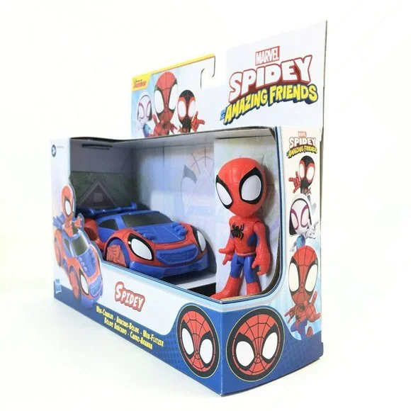 Marvel Spidey And His Amazing Friends Spidey Web Crawler Figure & Vehicle - Picture 4 of 8